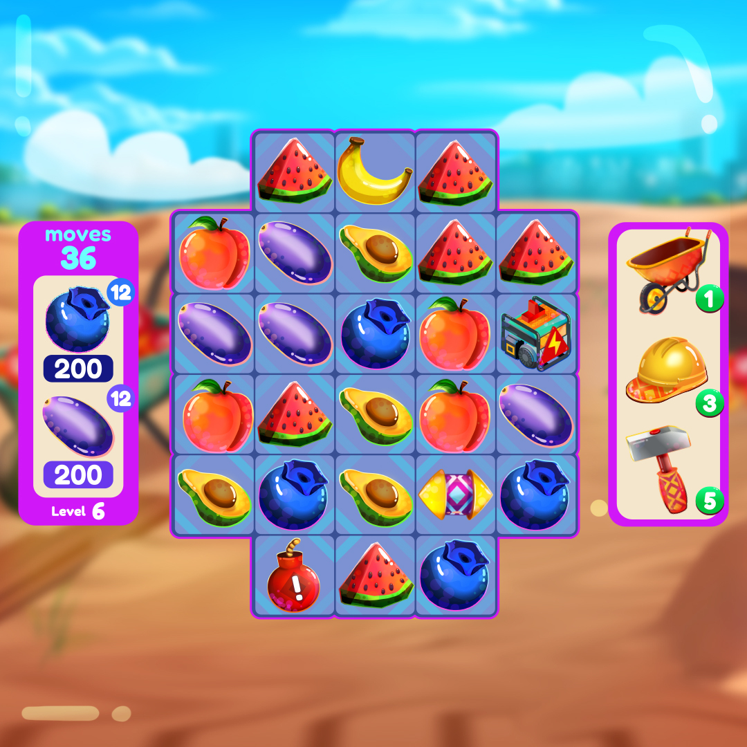 Safari City Match 3 Puzzles